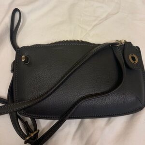 Joy Susan Black Wristlet Clutch